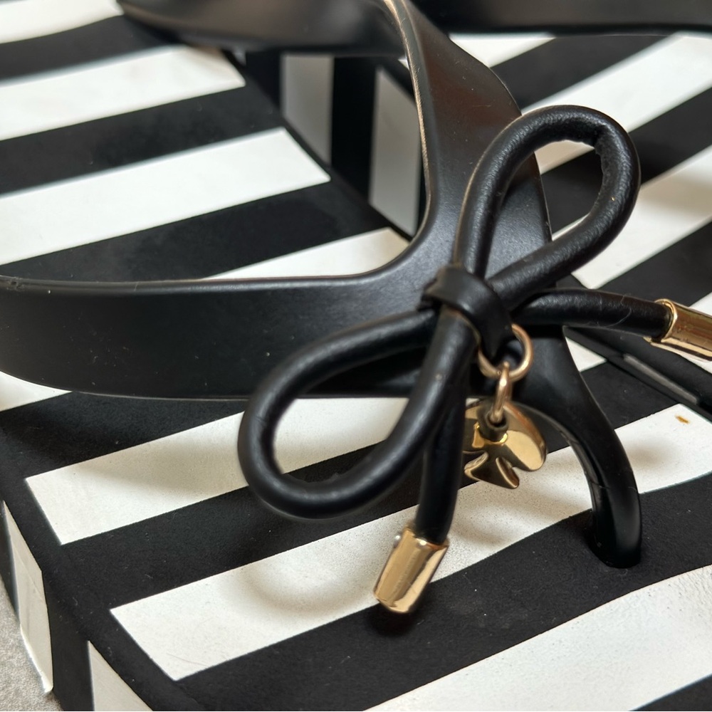 Kate Spade Monochrome Striped Sandals